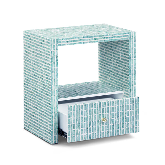 Tia 20" Mother of Pearl Nightstand