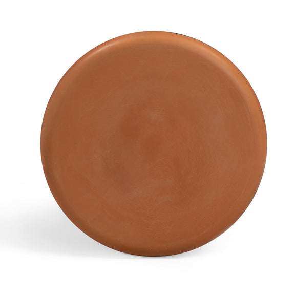 Lydia Concrete Indoor/Outdoor Side Table - Orange