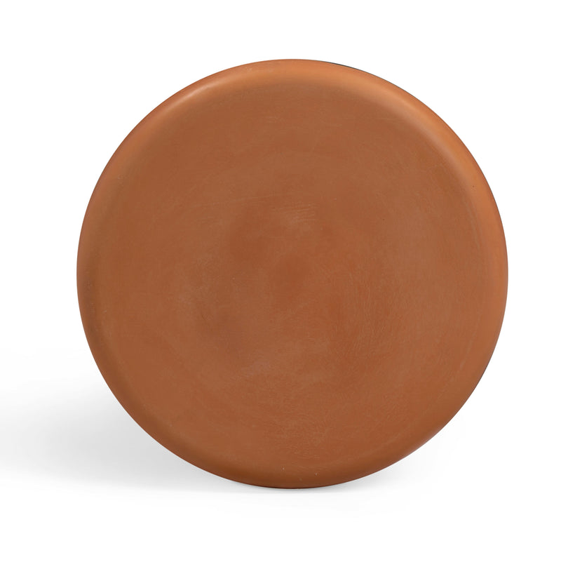Lydia Concrete Indoor/Outdoor Side Table - Orange
