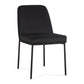 Sydney Performance Velvet Dining Chair - Set of 2 - Black