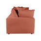 Cali 80" Modular Loveseat - Rust