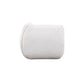 Arezza Stone White Contract-Grade Basketweave Chenille Corner Chair