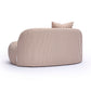 Carraway 59" Loveseat - Brown Stripes