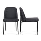 Sydney Performance Vegan Leather Dining Chair - Set of 2 - Black