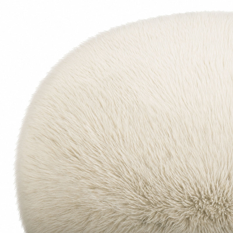 Pucker Ottoman - Natural
