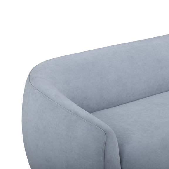 Jordan 70" Textured Performance Velvet Loveseat - Baby Blue