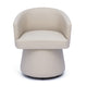 Kristen Rolling Desk Chair - Beige