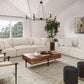 Cali 80" Modular Loveseat - Natural