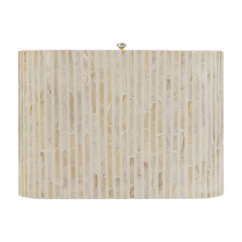 Borno 20" Mother of Pearl Nightstand