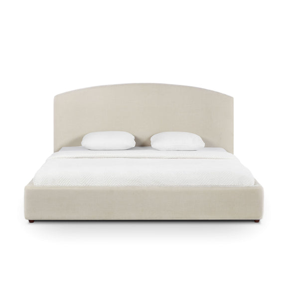 Leah Performance Chenille Bed - Cream