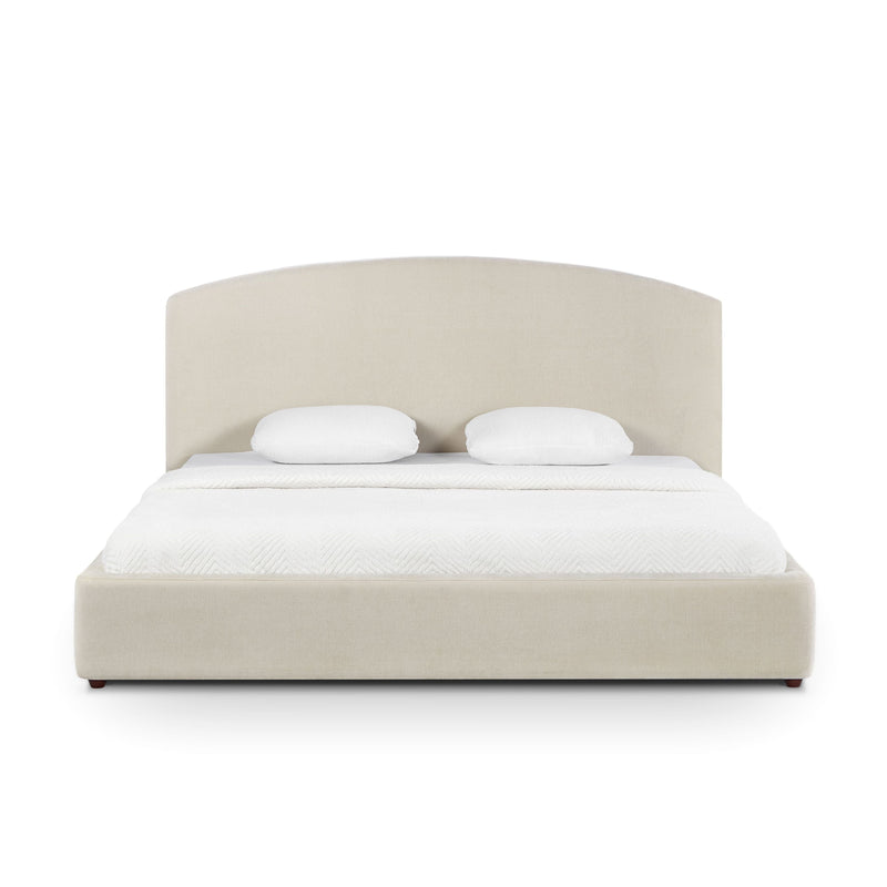 Leah Performance Chenille Bed - Cream