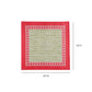 Crissy Cotton Canvas Printed Napkins - Set of 4 - Pink