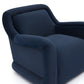 Charli Performance Swivel Chair - Dark Blue