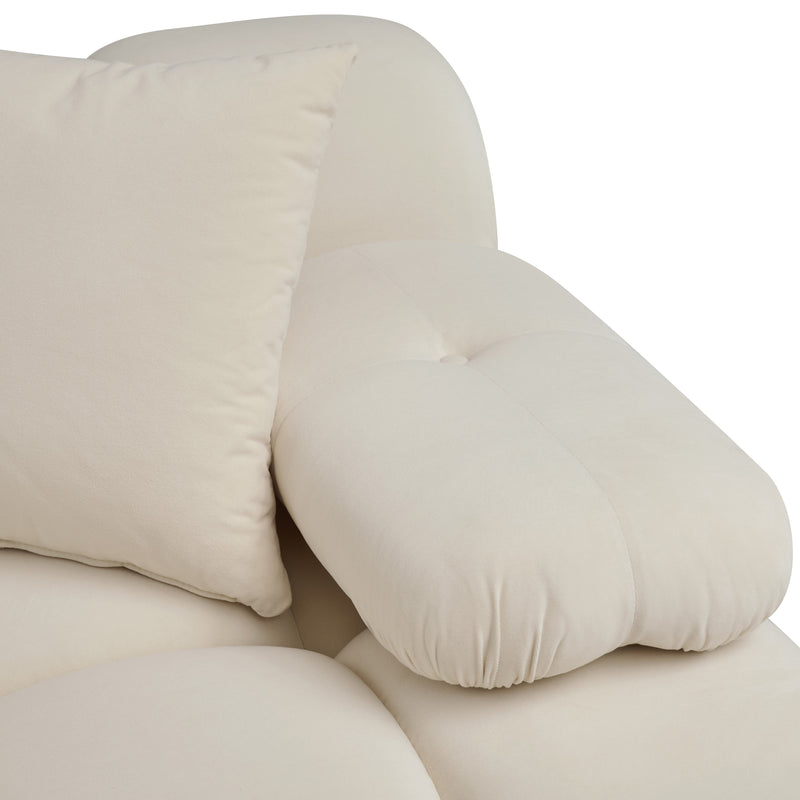 Calliope 118" Performance Modular Sofa - Off-White