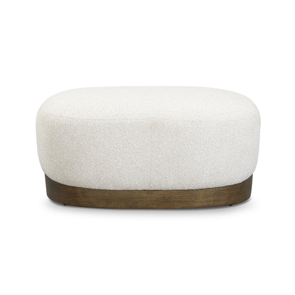 Domina Boucle Ottoman - Off-White