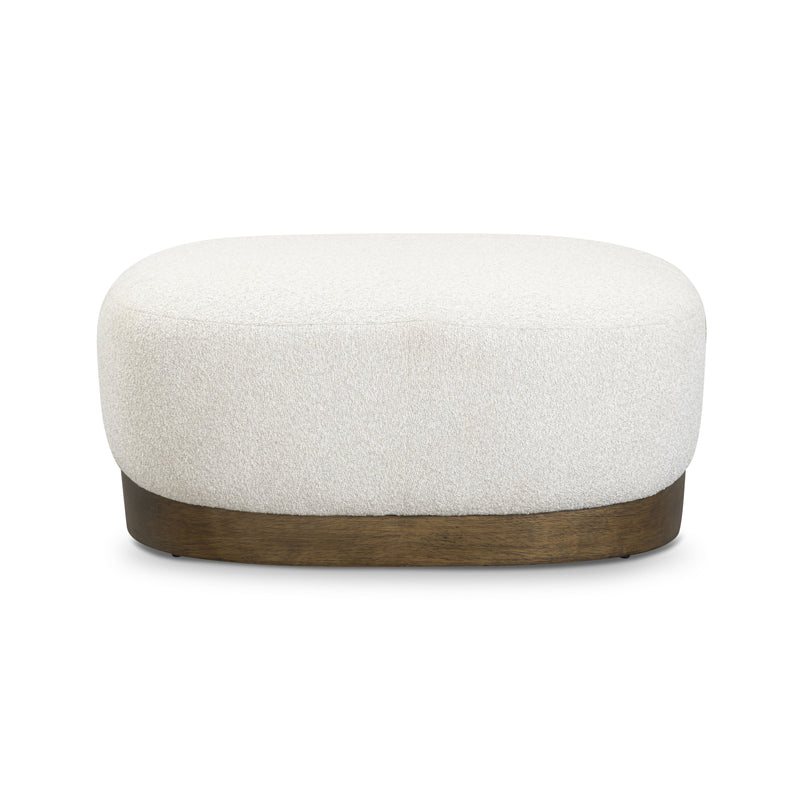 Domina Boucle Ottoman - Off-White