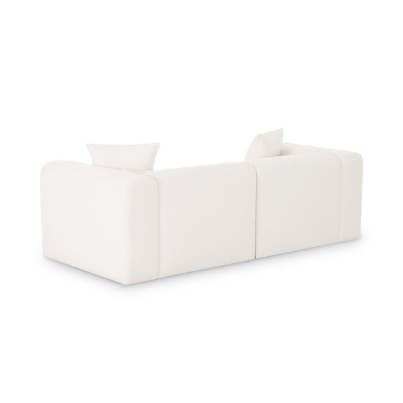 Tarra 86" Modular Loveseat - Cream