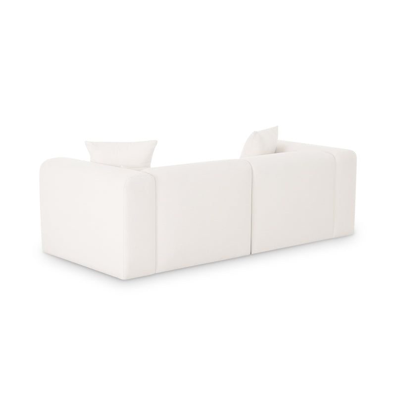 Tarra 86" Modular Loveseat - Cream