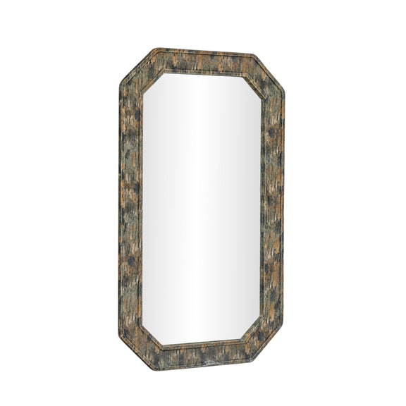 Charlene 35"X59" Jewel Wall Mirror - Watercolor Print