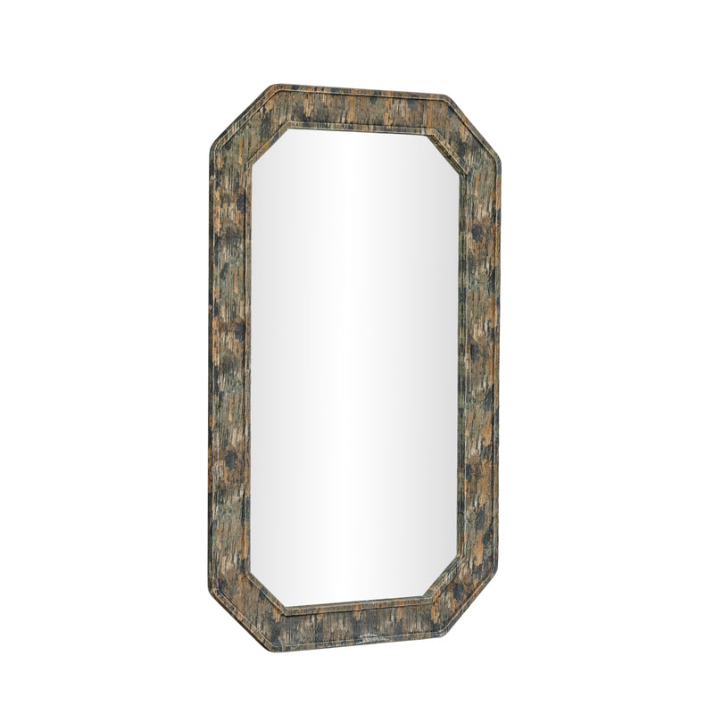 Charlene 35"X59" Jewel Wall Mirror - Watercolor Print