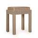 Kora Cotton Jute Contract-Grade Accent Stool - Brown