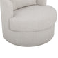 Silvi Performance Boucle Swivel Accent Chair - Off-White