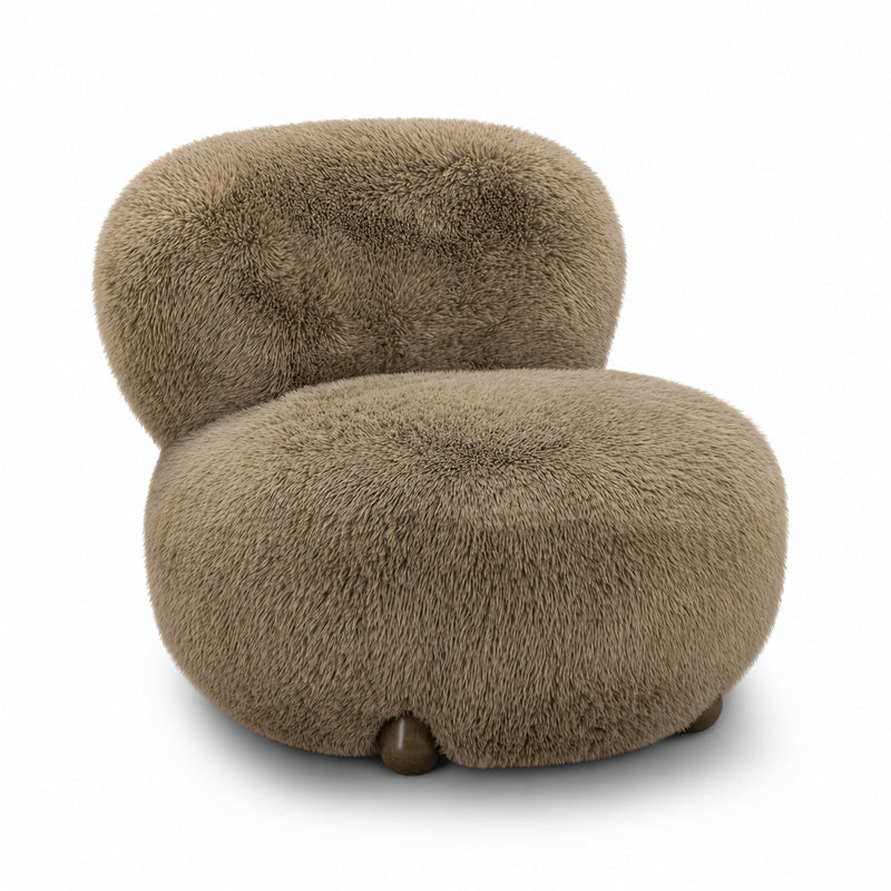 Pucker Accent Chair - Taupe