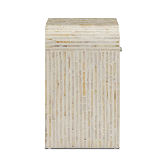 Borno 20" Mother of Pearl Nightstand