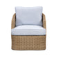 Axel Boucle Outdoor Accent Chair - Blue