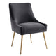 Beatrix Performance Velvet Dining Chair - Grey