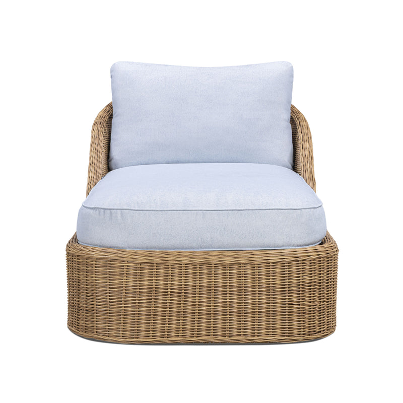 Axel Boucle Outdoor Lounge Chair - Blue