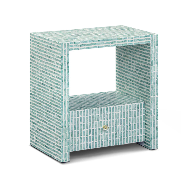 Tia 20" Mother of Pearl Nightstand