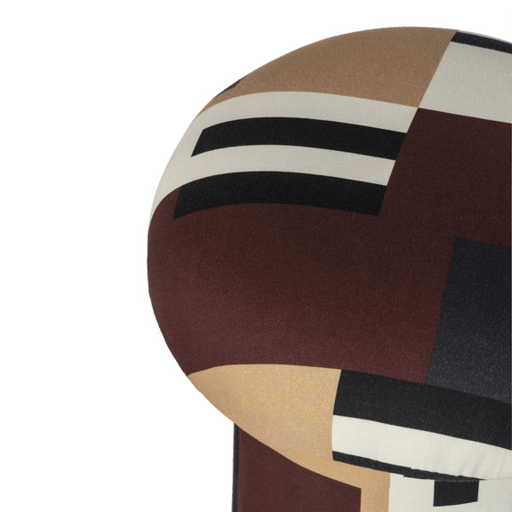 Lucy Mushroom Stool - Mud Brown