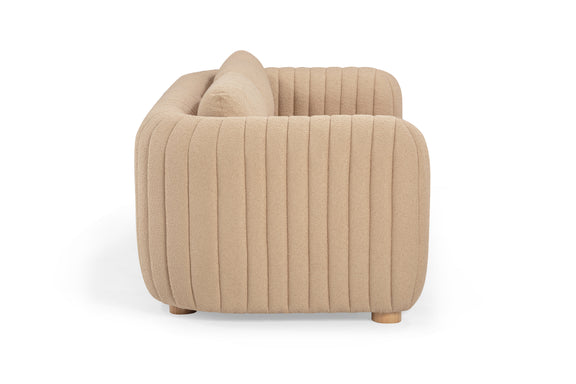 Porto 90" Honey Boucle Sofa