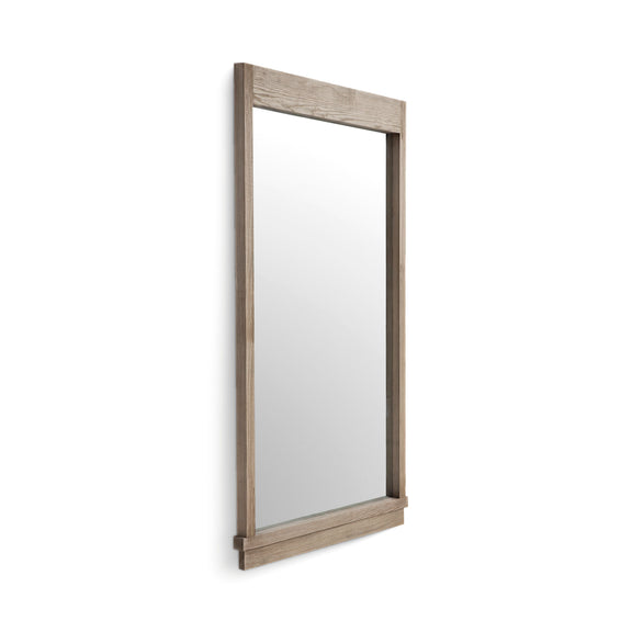 Aimee 44"X77" Solid Brushed Ash Floor Mirror