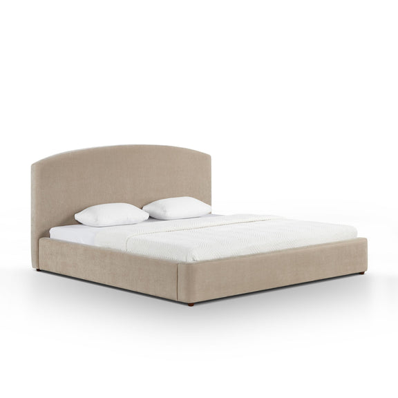 Leah Performance Chenille Bed - Taupe