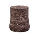 Cilla Red Faux Levanto Marble Indoor/Outdoor Concrete Side Table