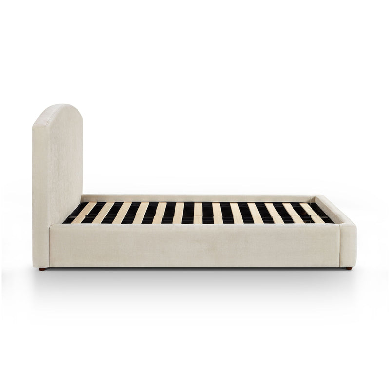 Leah Performance Chenille Bed - Cream