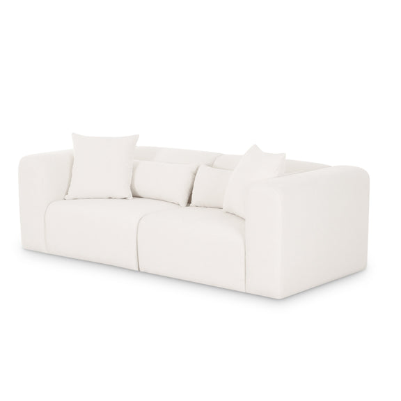 Tarra 86" Modular Loveseat - Cream