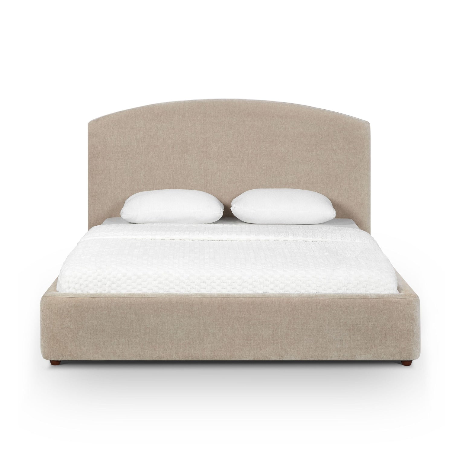 Leah Performance Chenille Bed - Taupe