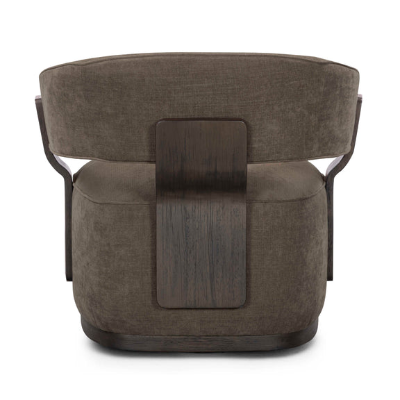 Madison Performance Swivel Accent Chair - Mink
