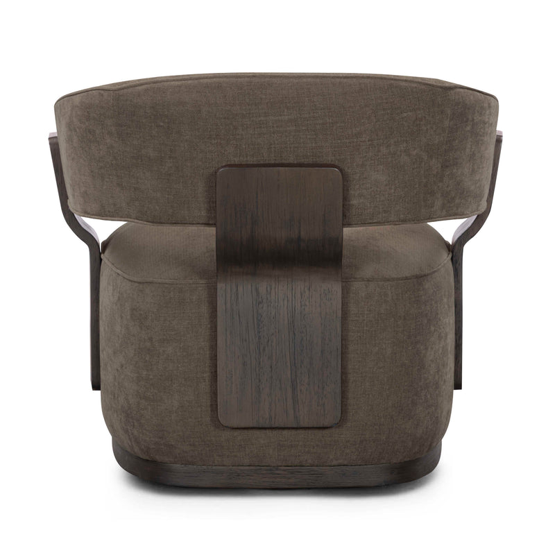 Madison Performance Swivel Accent Chair - Mink