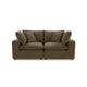 Cali 80" Modular Loveseat - Chocolate Brown