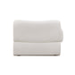 Zenith Contract-Grade Upcycled Fabric Corner Chair - Cream / LAF