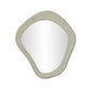 Orpheus 35"X31" Ribbed Faux Stone Wall Mirror