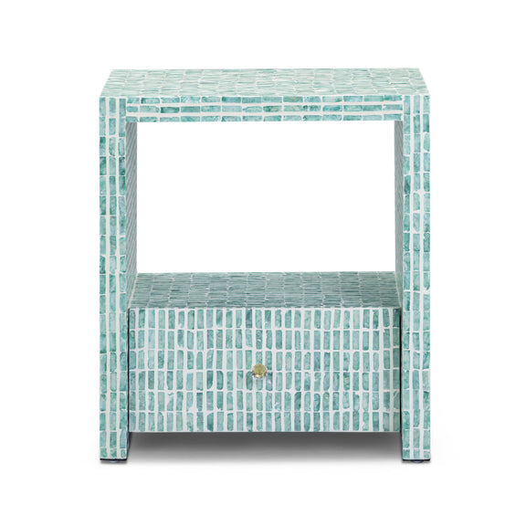 Tia 20" Mother of Pearl Nightstand