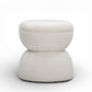 Tomlin Ruched Performance Fabric Game Ottoman - Cream