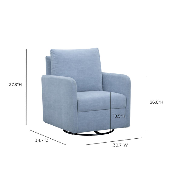 Nancy Nursing Chair - Blue