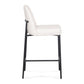 Sydney Performance Vegan Leather Counter Stool - Set of 2 - Cream