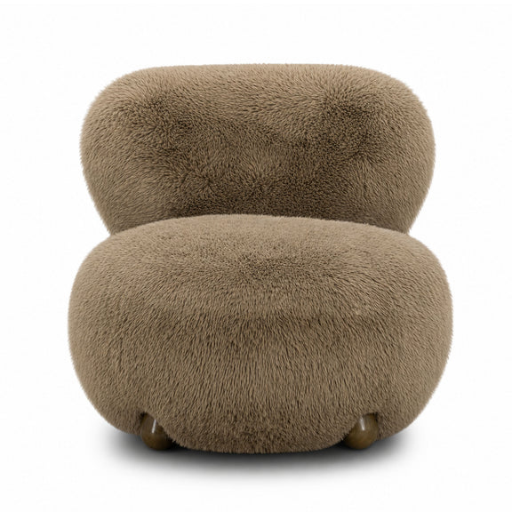 Pucker Accent Chair - Taupe